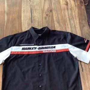 Harley Davidson button down shirt